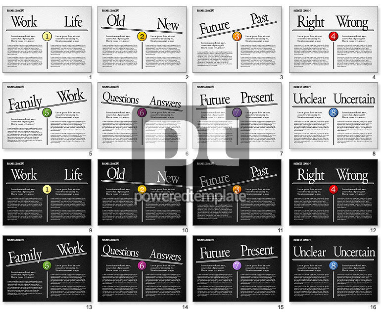 Finding Balance Presentation Concept