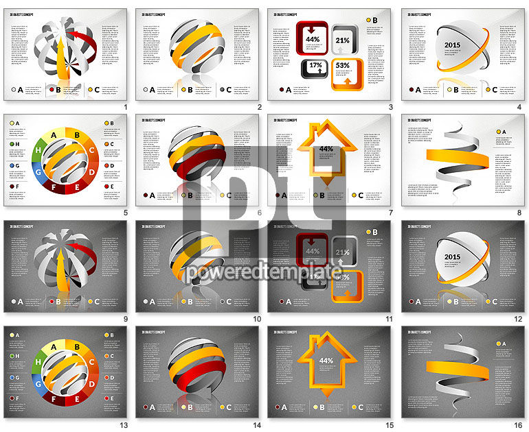 Creative três dimensões formas