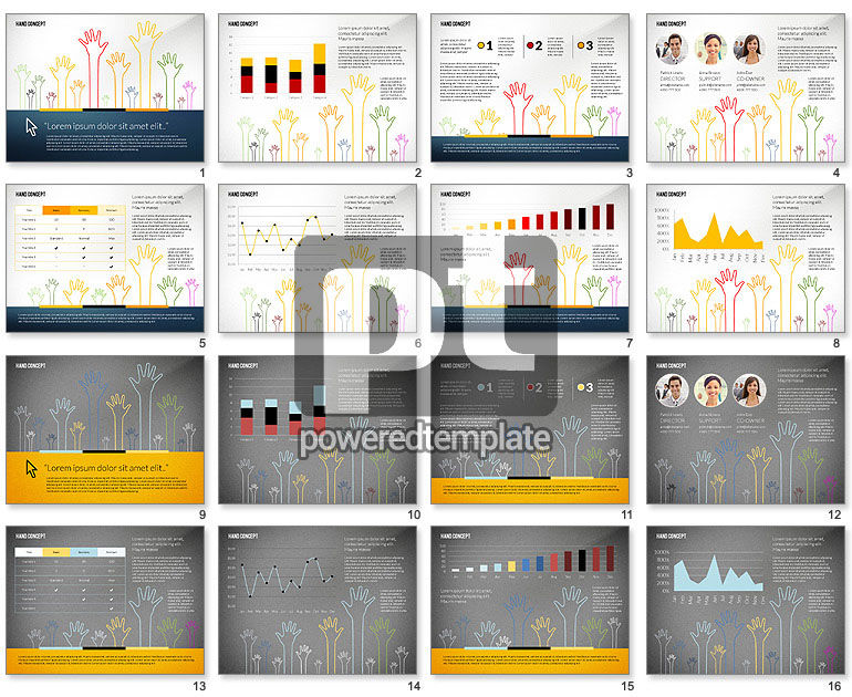 Tempelkan Template Presentasi