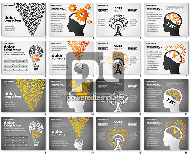 Presentation with Shapes and Silhouettes Presentation with Shapes and Silhouettes