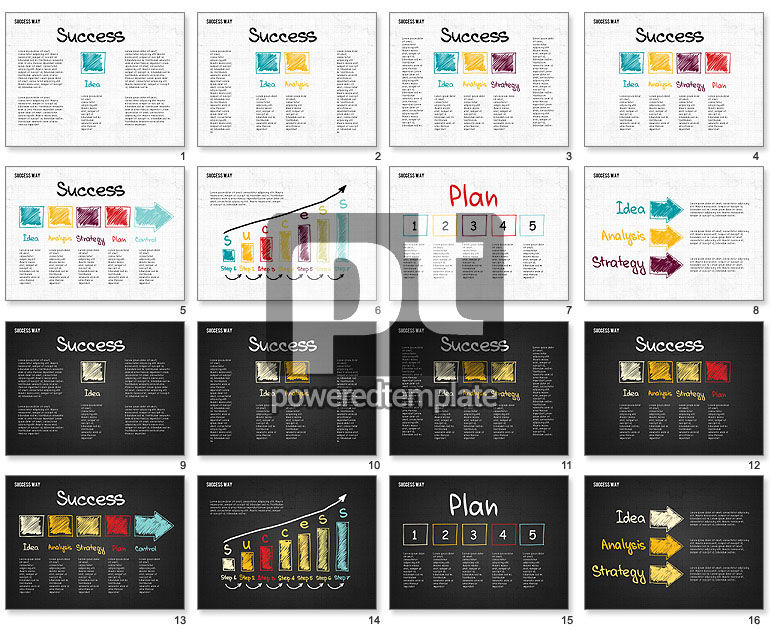 Manier aan succesconcept