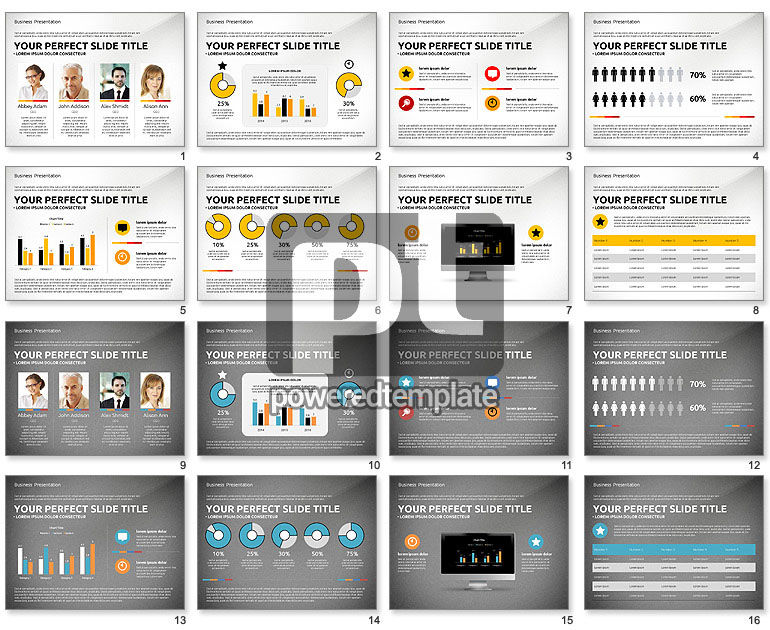 Template Presentasi Tim Profesional