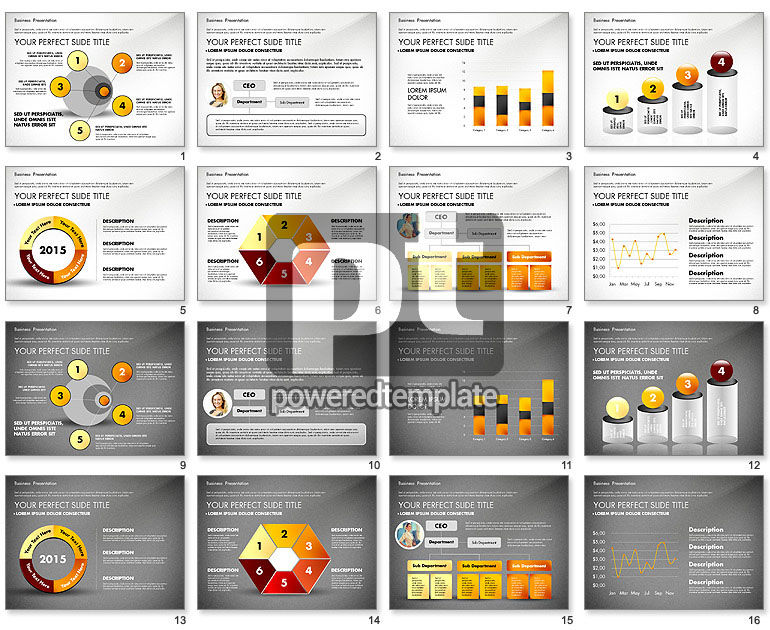 Modèle de présentation d'entreprise simple