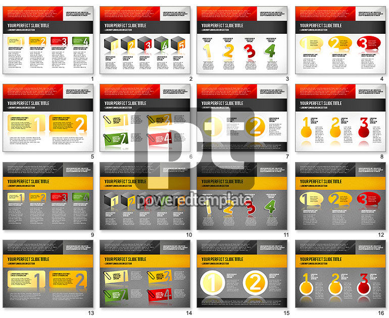 Presentation Concept with Numbers