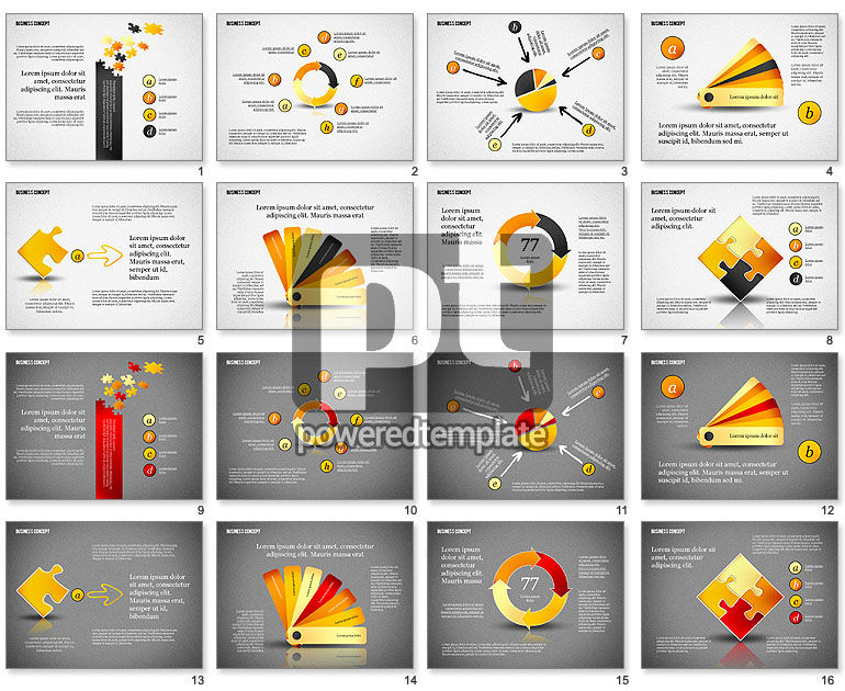 Business Concept Shapes Collection