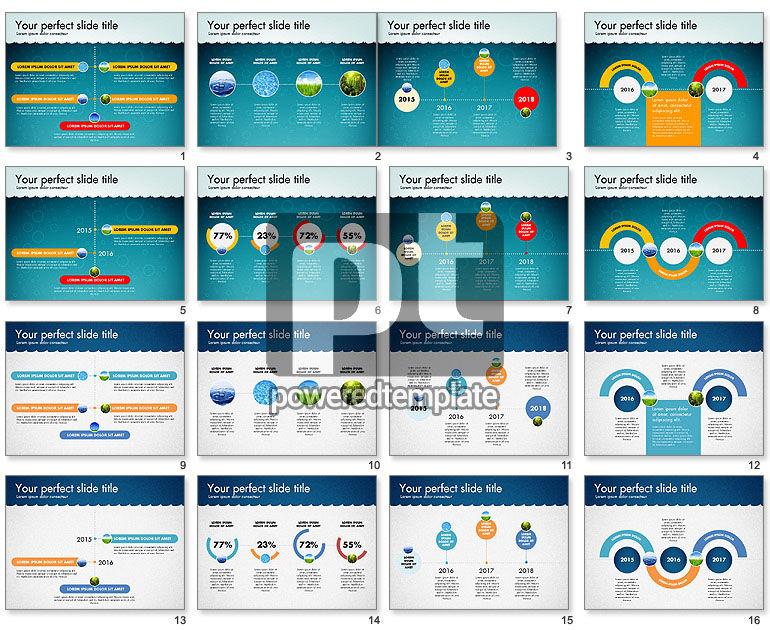 Timeline con marina tema Toolbox