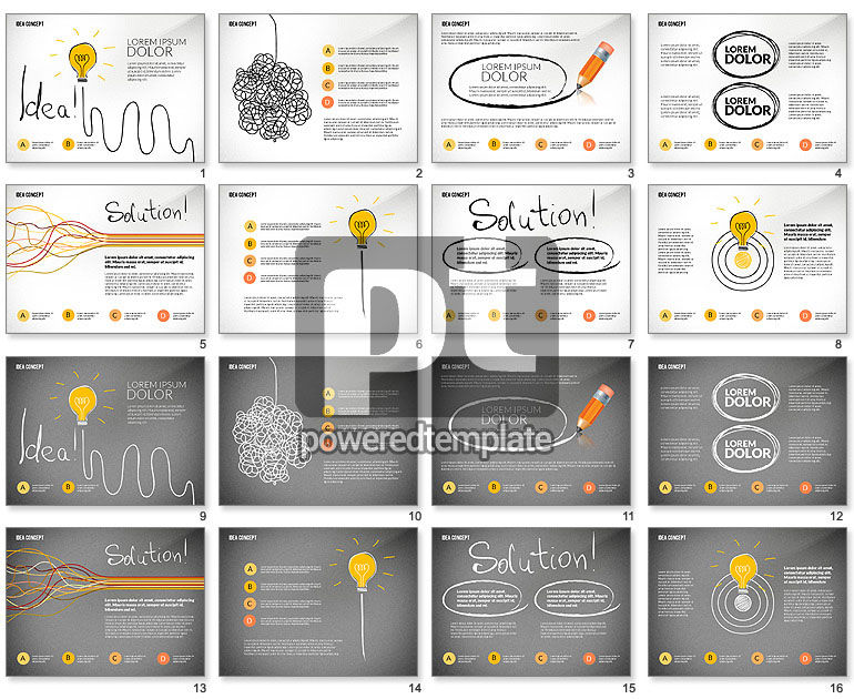 Concepto de la idea de inicio