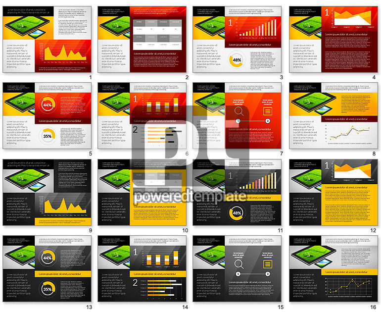 Présentation orientée données par Touchpad