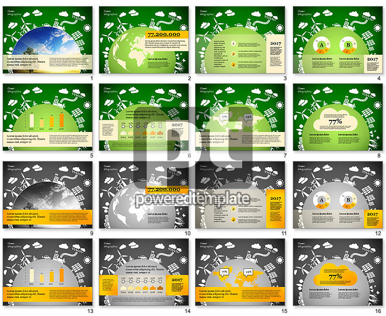 Infografica verde