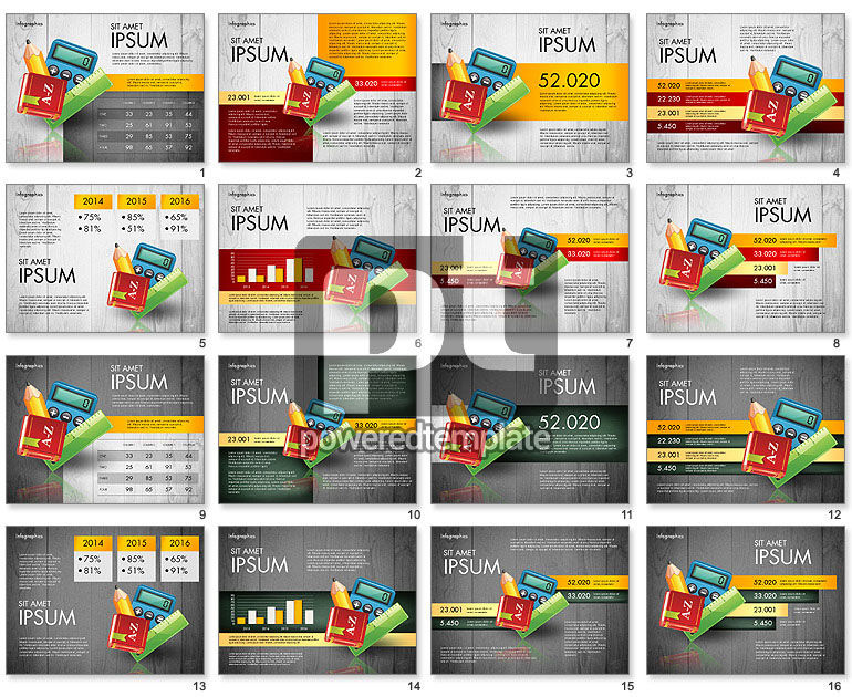 Infografía relacionada con la escuela