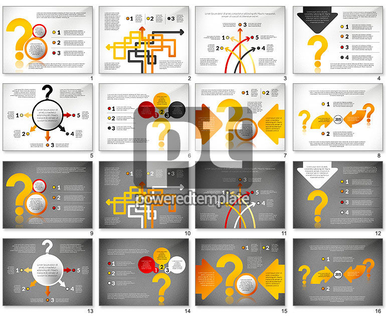 Questions Answers Solutions Presentation Concept