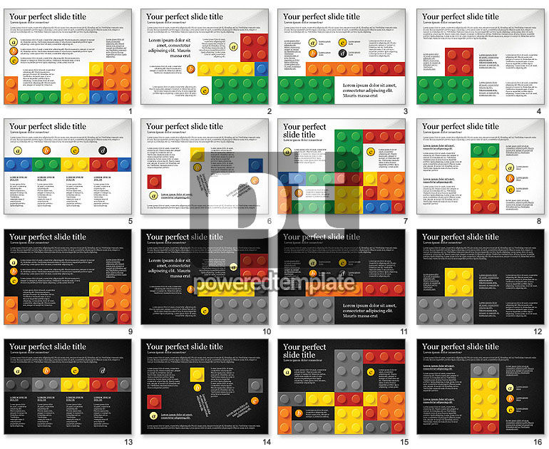 Lego bloque le concept de présentation