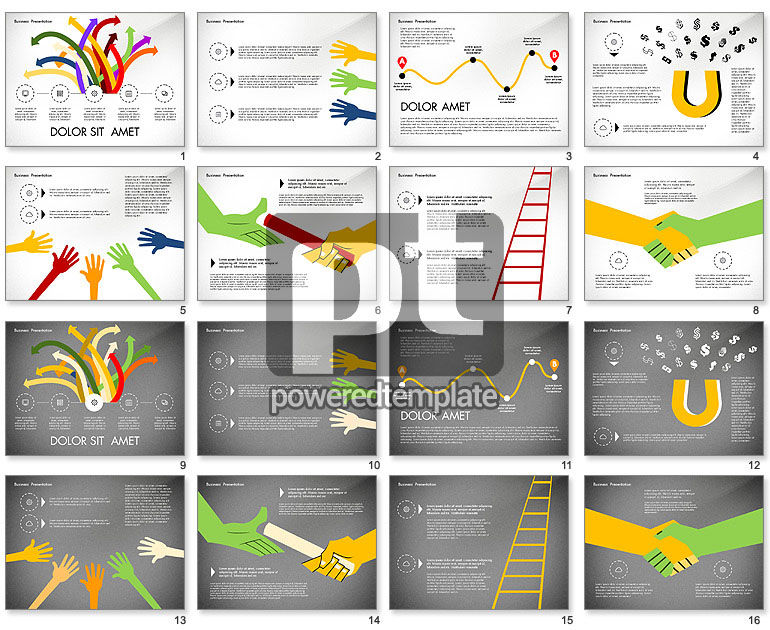 Template Presentasi Dek Dekoratif