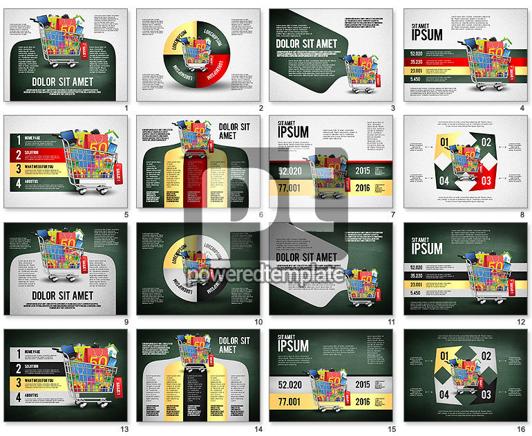 Compras y Venta Infographics Toolbox