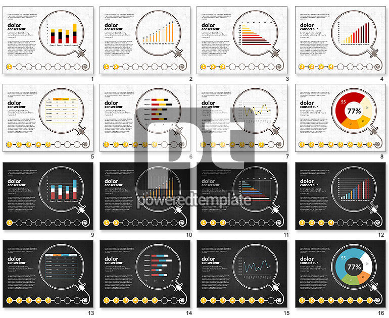 Gráficos controlados por datos con retorta