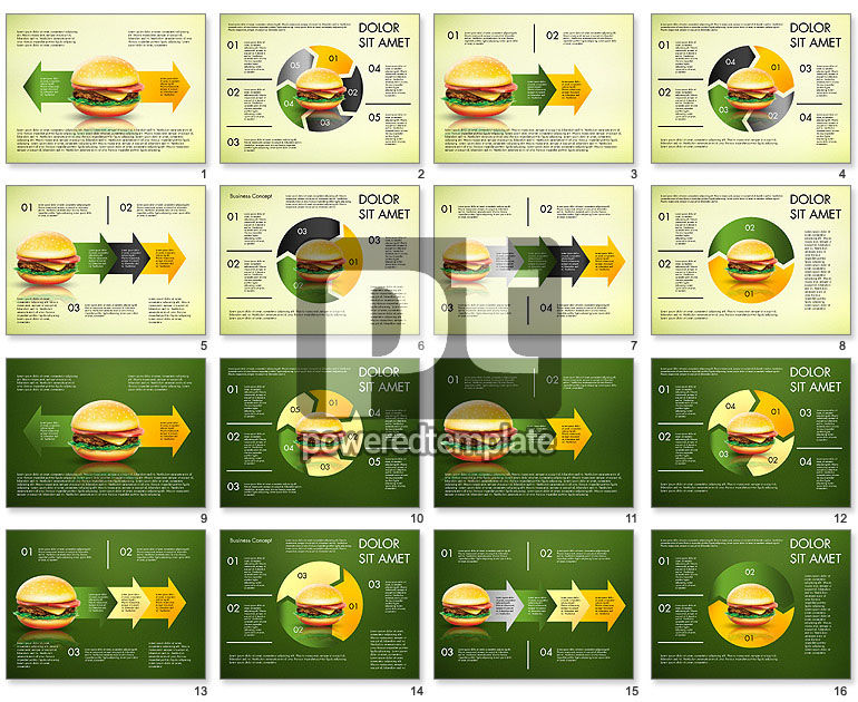 Hamburger Infographics