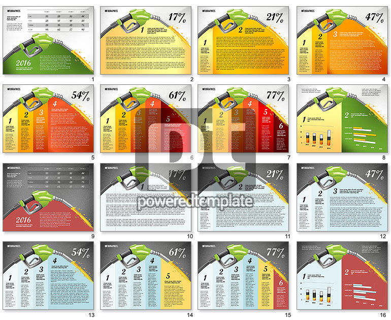 Infographics do combustível de B