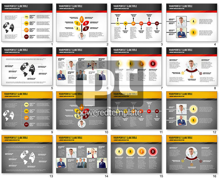 Presentation with Timeline and Stages