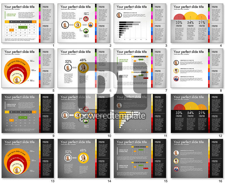 Template Presentasi Konsep Laporan Bisnis