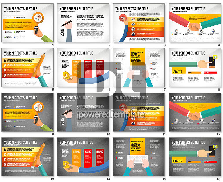 Business Hands Presentation Concept