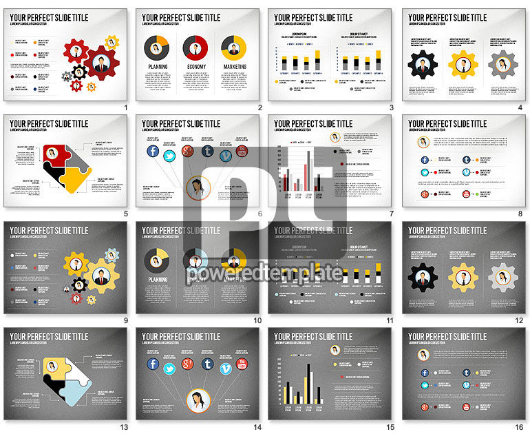 Business Team Presentation Concept