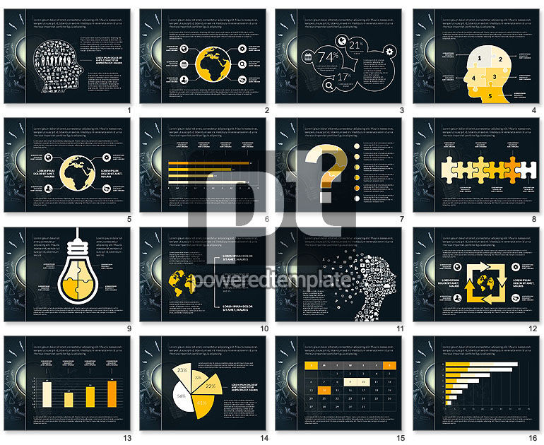 Template Presentasi Bisnis Kreatif Dan Funky