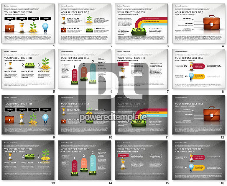 Modelo de apresentação do deck de pitch financeiro