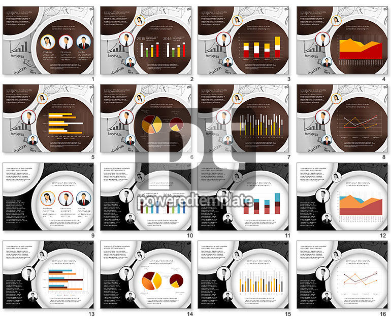 Data Driven Company Results Concept