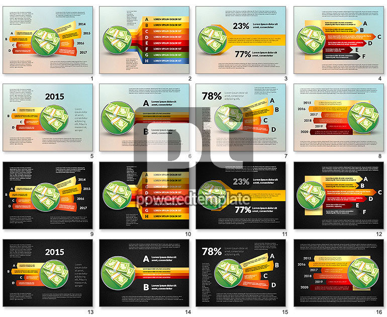 Stages e opções com dinheiro