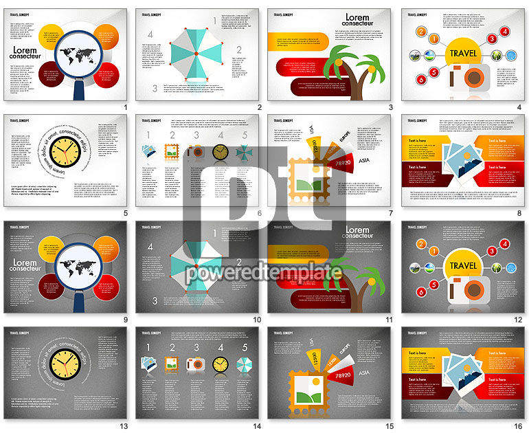 Konsep Presentasi Perjalanan Dalam Desain Datar