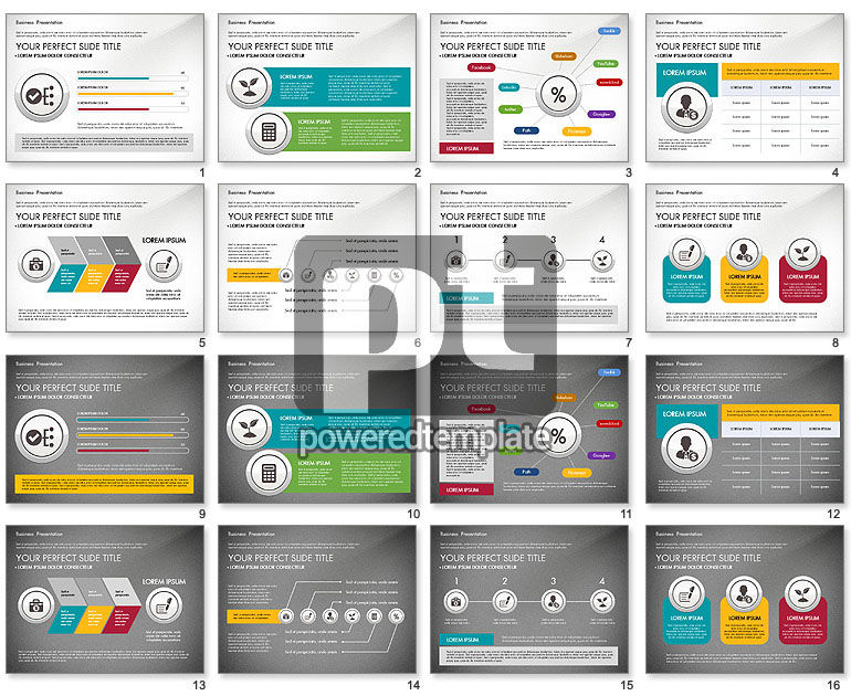 Pitch deck moderno modelo de apresentação