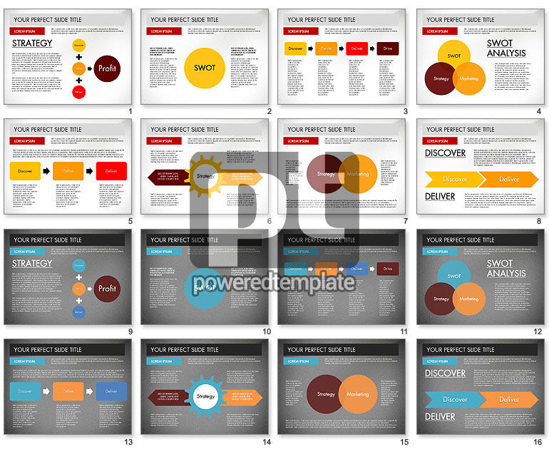 Conceito da apresentação do marketing da estratégia de .Swot