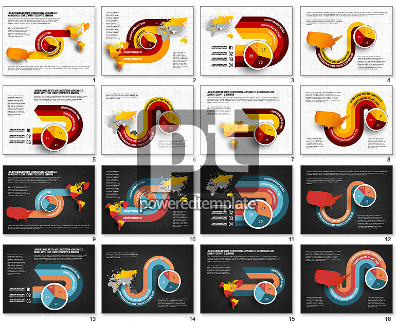 Options de cartes Word et diagramme circulaire