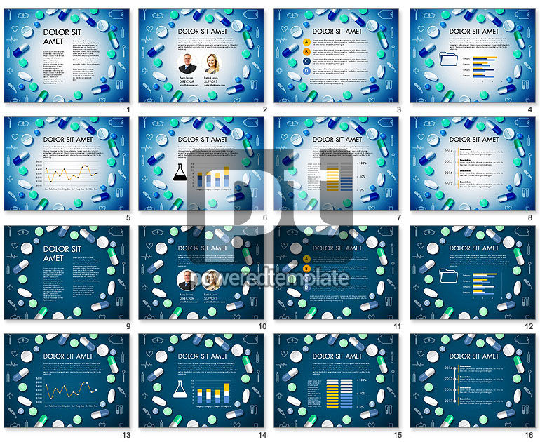 Medical Presentation with Charts