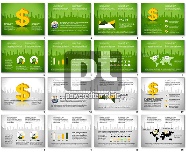 Modelo de apresentação de relatório financeiro