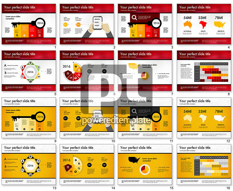 Template Presentasi Perbandingan