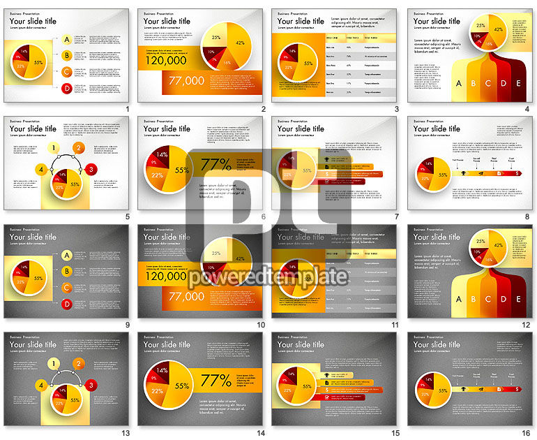 Kotak Alat Pie Chart Yang Digerakkan Data