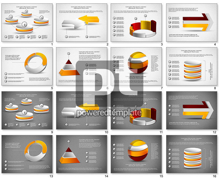  Três formas dimensionais toolbox