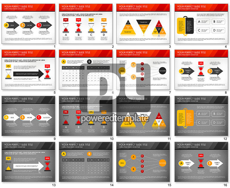 Schema idea lavoro processo successo