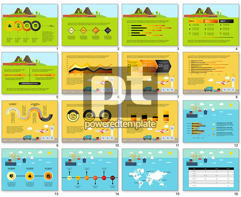 Template Presentasi Transportasi