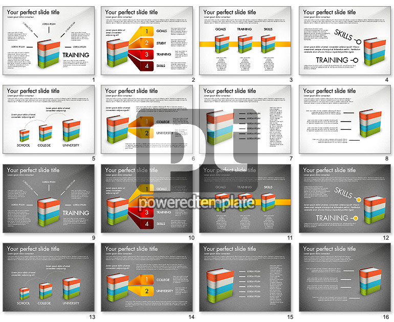 Onderwijs presentatieconcept