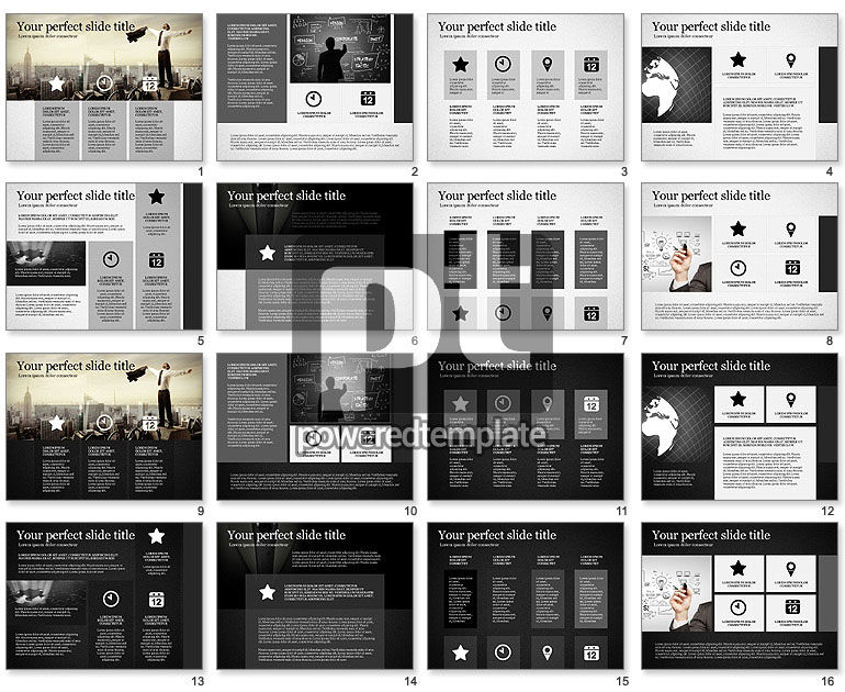 Gray Business Presentation Template