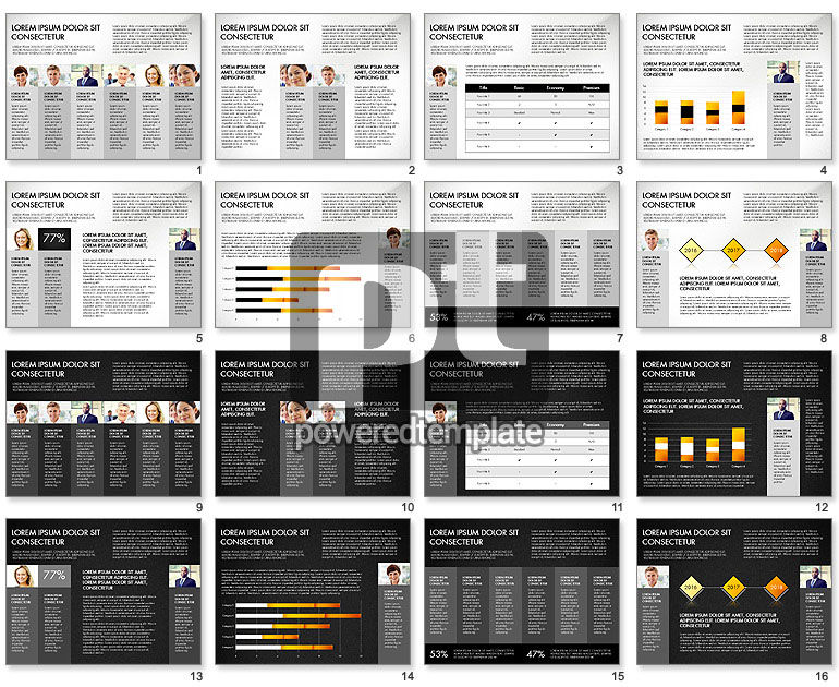 Concepto de informe de empresa