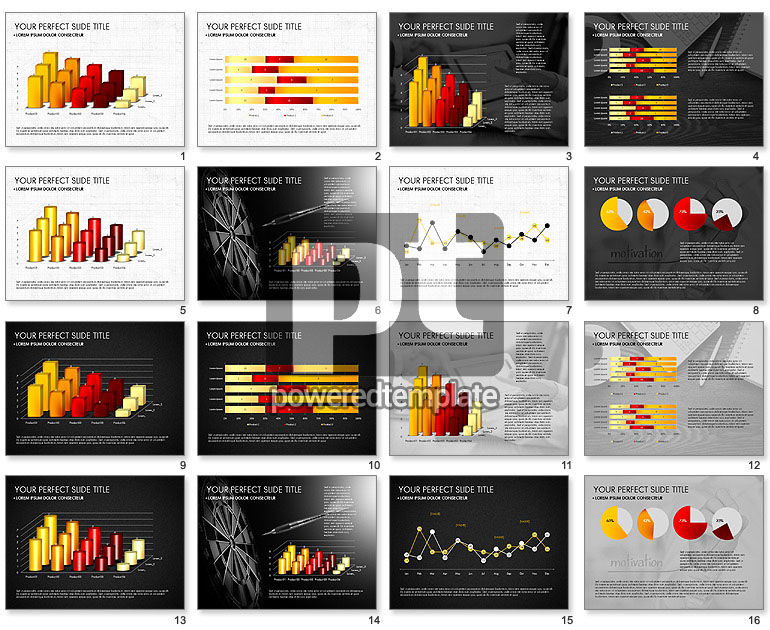 Colección de gráficos controlados por datos
