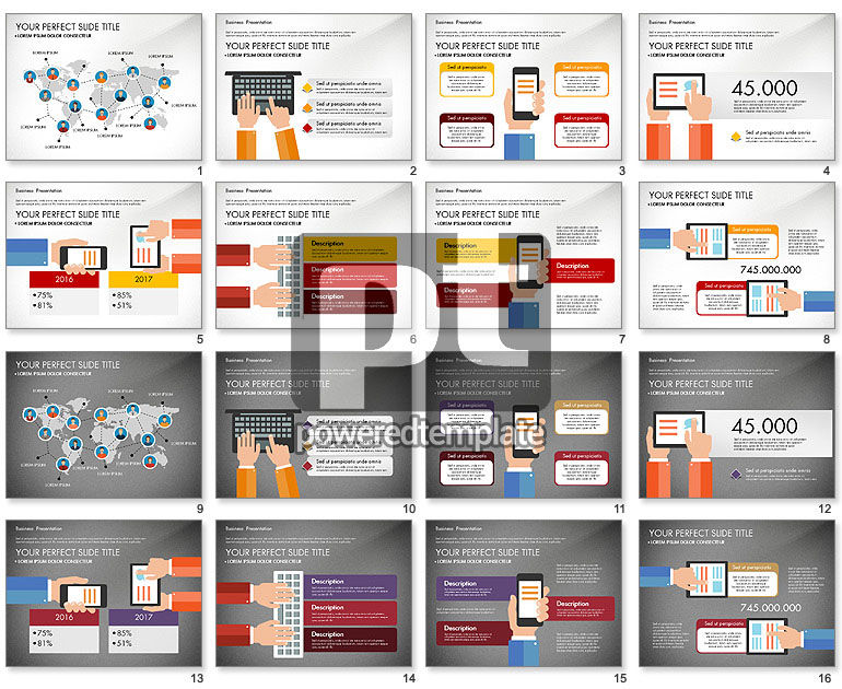 Diapositiva ponte Business networking