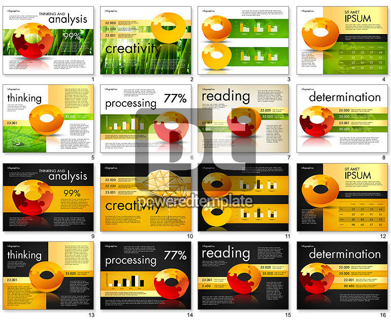 Data driven rapport met verbaasd donut vorm