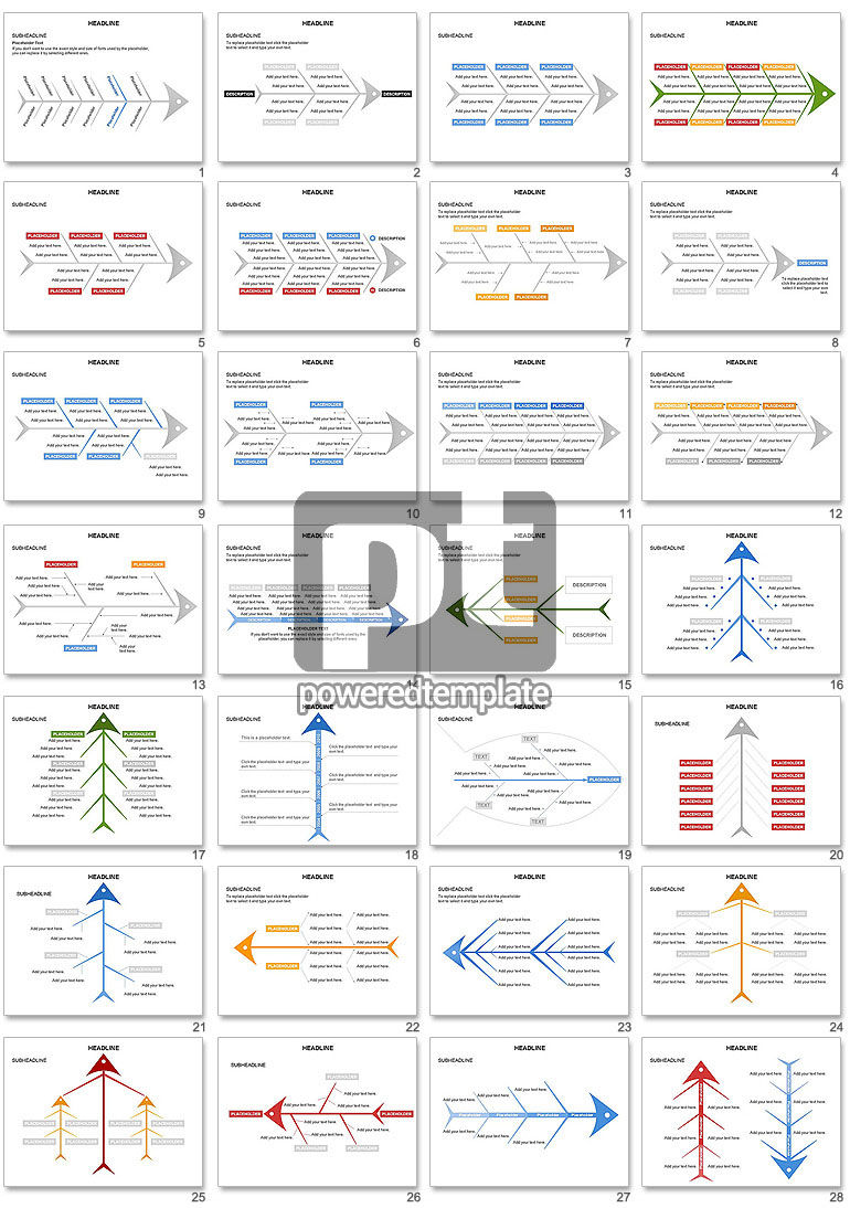 Caja de herramientas del diagrama de causas y efectos