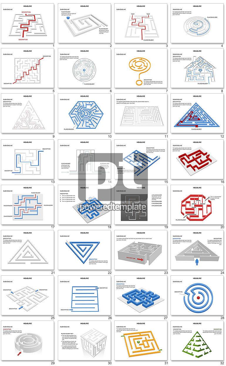 Maze Diagram Collection
