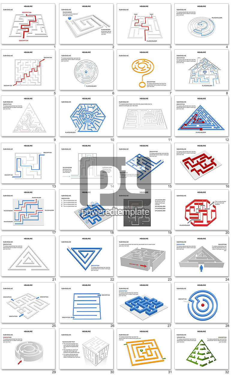 Maze-Diagramm-Auflistung