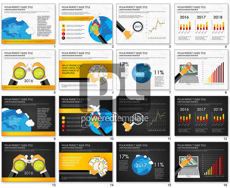 Business Infographics with Charts